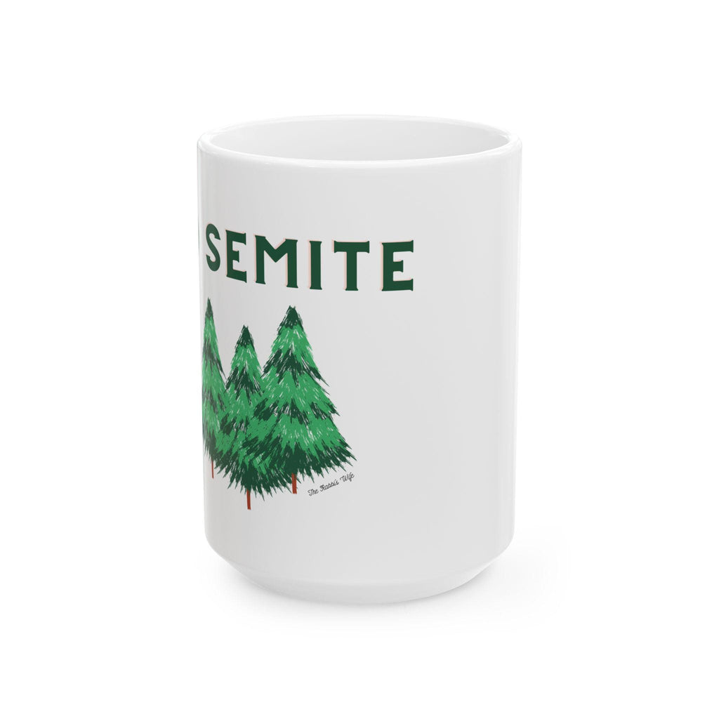 Yo Semite Coffee Mug, Jewish Hiker Gift, Yosemite Pun
