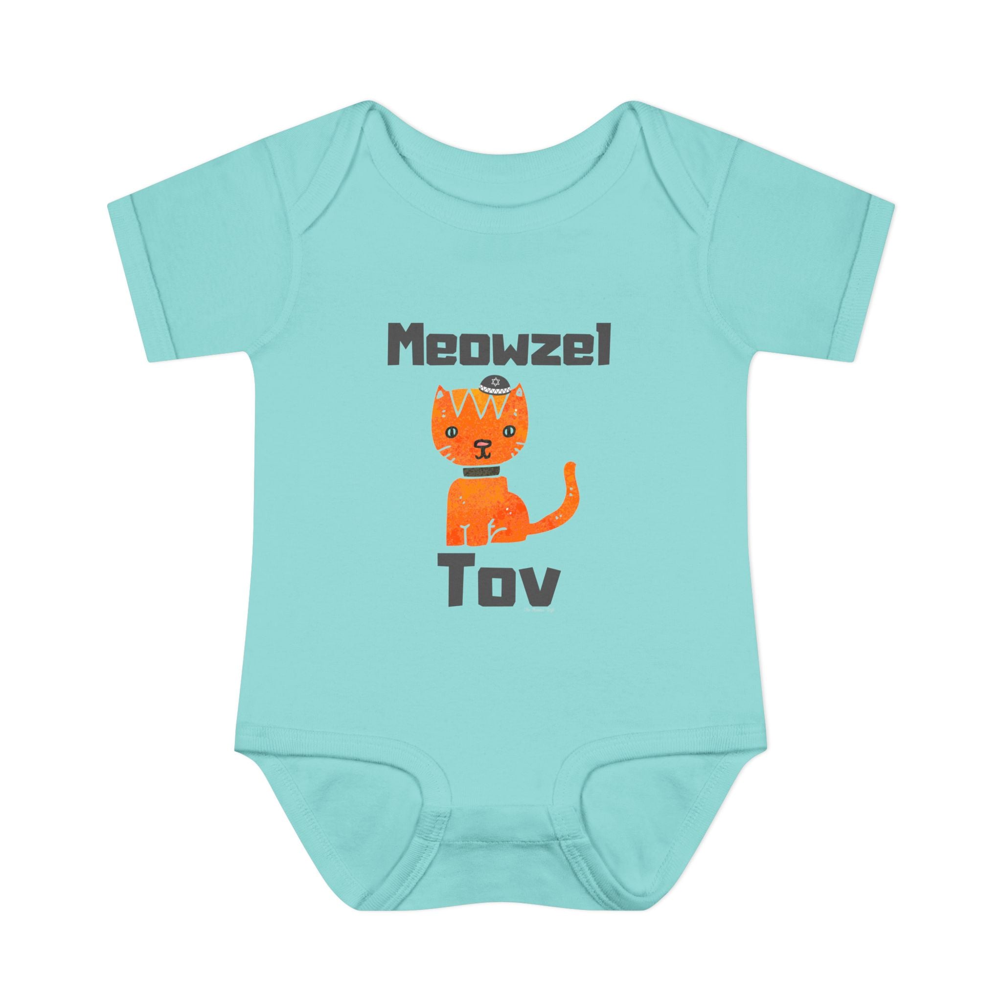 meowzel tov Cat mazel tov Infant Jersey One Piece Perfect for Baby Showers, Bris, Hanukkah, jewish gifts,