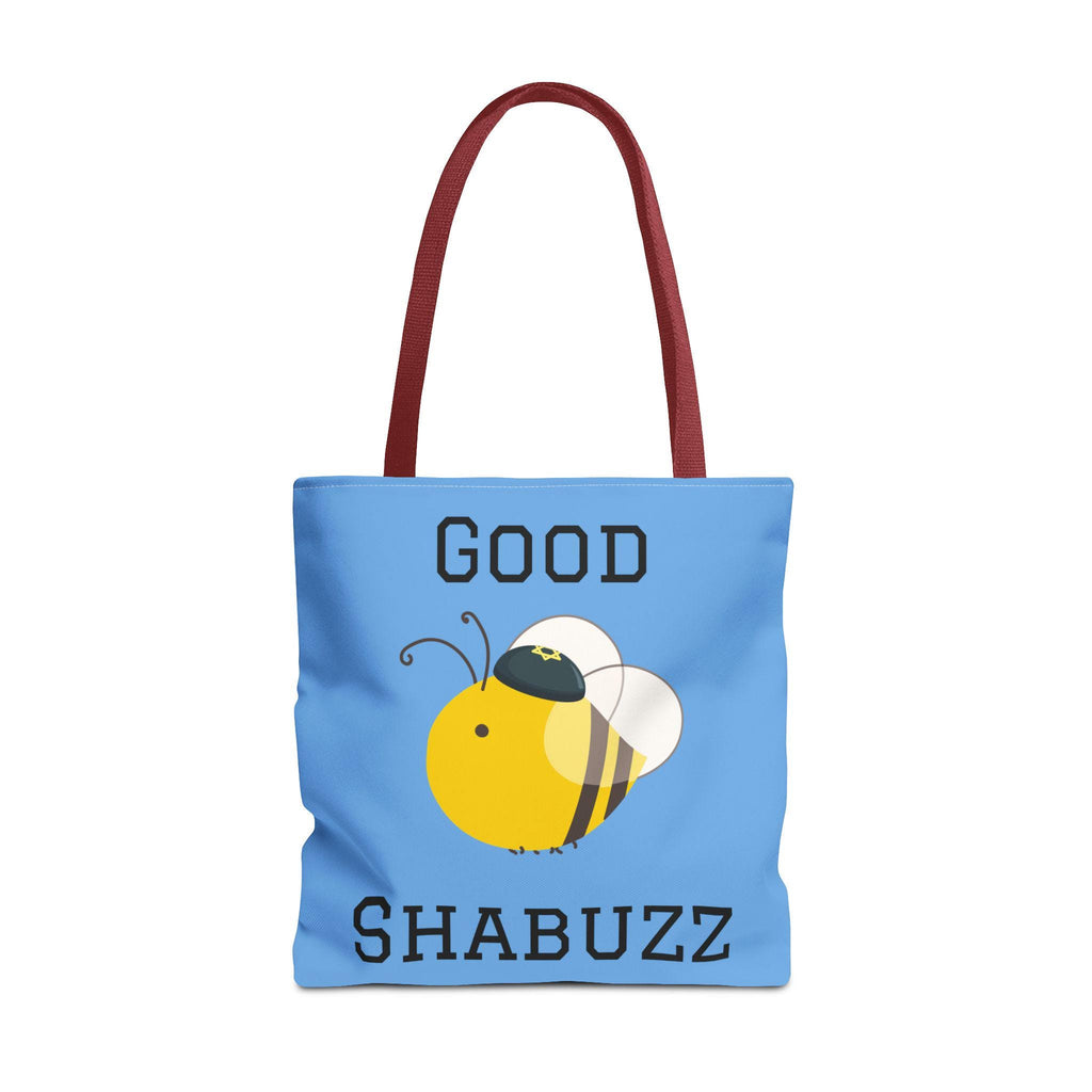 Good ShaBuzz Jewish Tote Bag, Bee Kippah Design, Funny Shabbat Gift