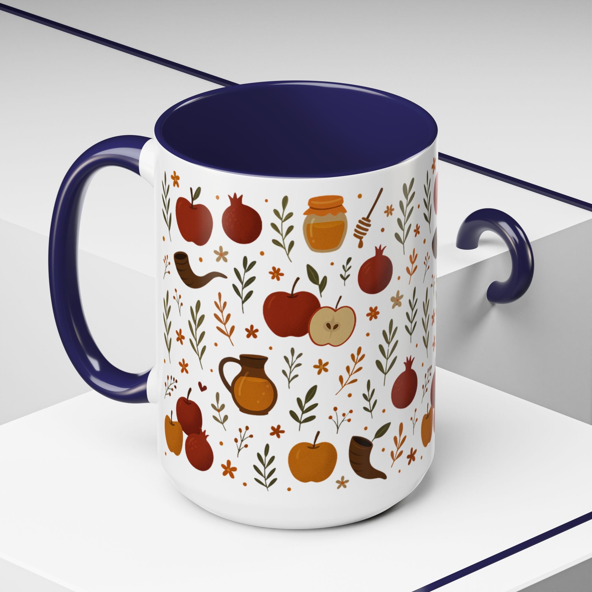 LShana Tova Rosh Hashanah Mug Jewish New Year Coffee Cup 11oz or 15oz, Shana Tova Gift for Rabbi or Host