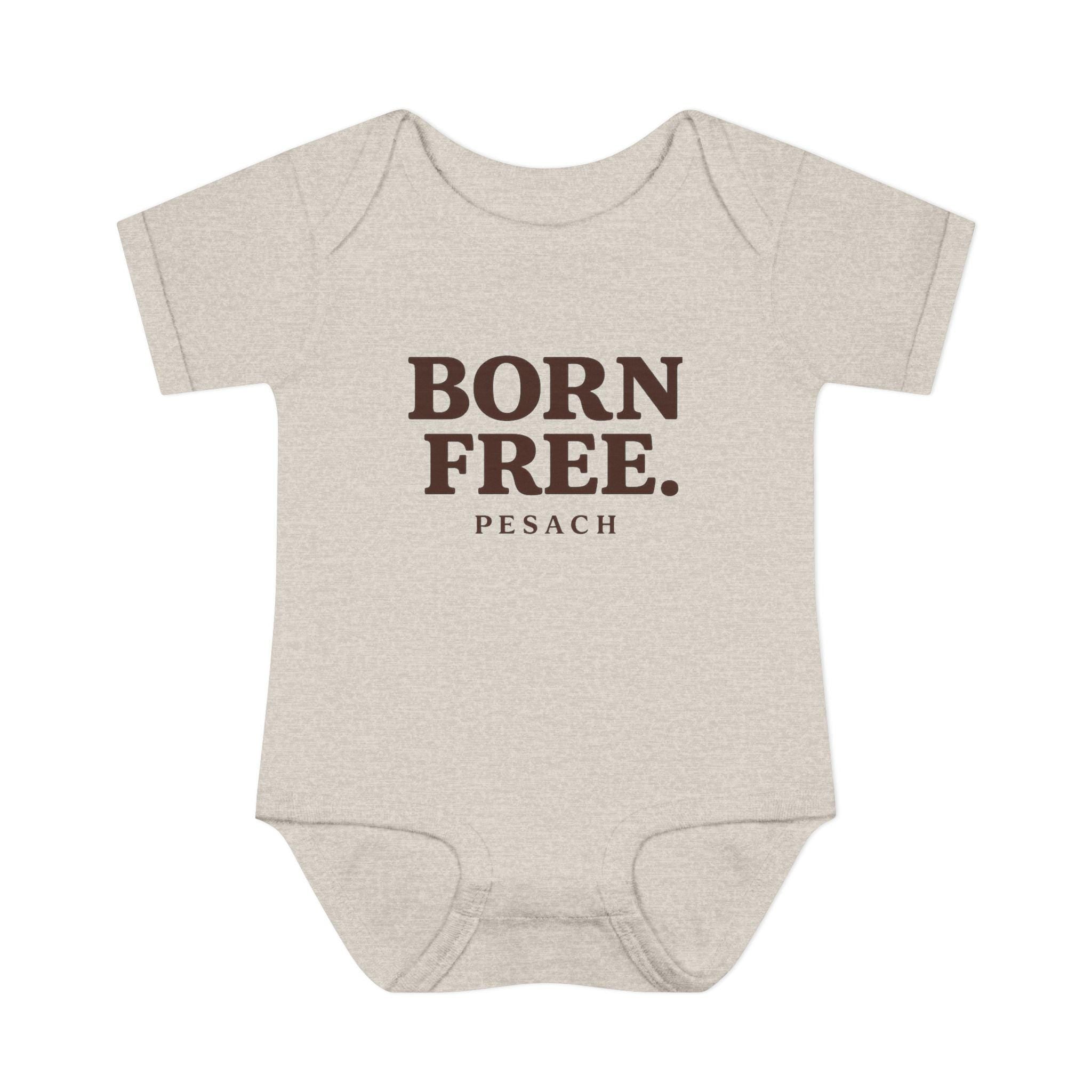 Born Free Pesach Bodysuit | Infant Onesie, Passover Baby Tee