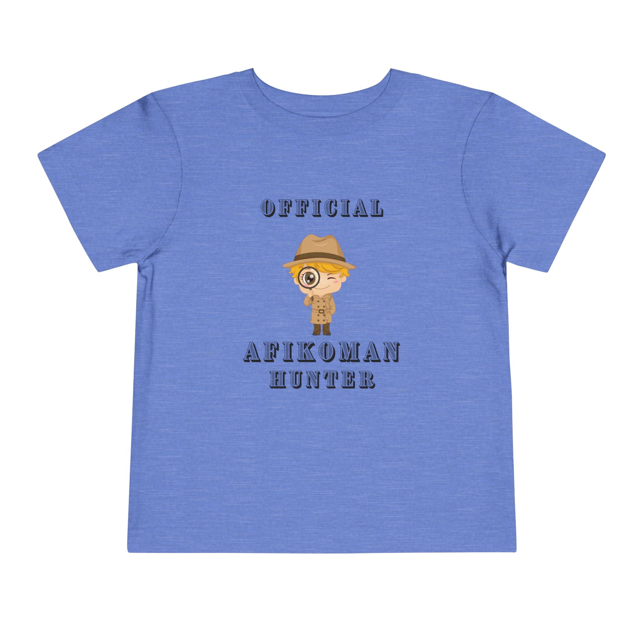 Afikomen Hunter Toddler T Shirt, Passover Kids Shirt , Pesach Seder Outfit, Jewish Holiday Kids Gift girl