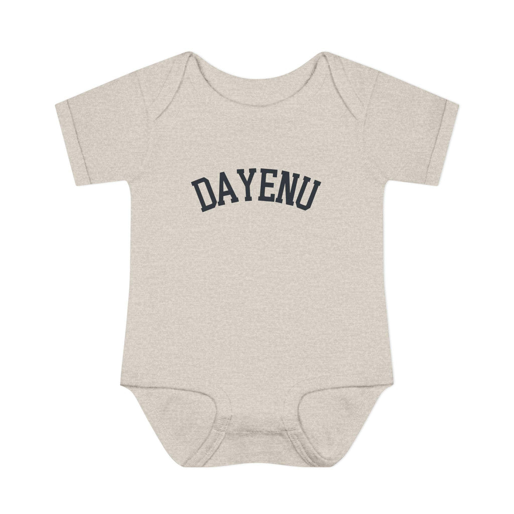 Dayenu Baby Bodysuit, Modern Passover Seder Outfit