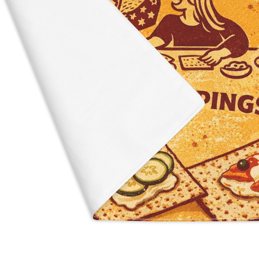 Ancient Cracker Passover Placemat, Funny Seder Table Mat, Pesach Decor