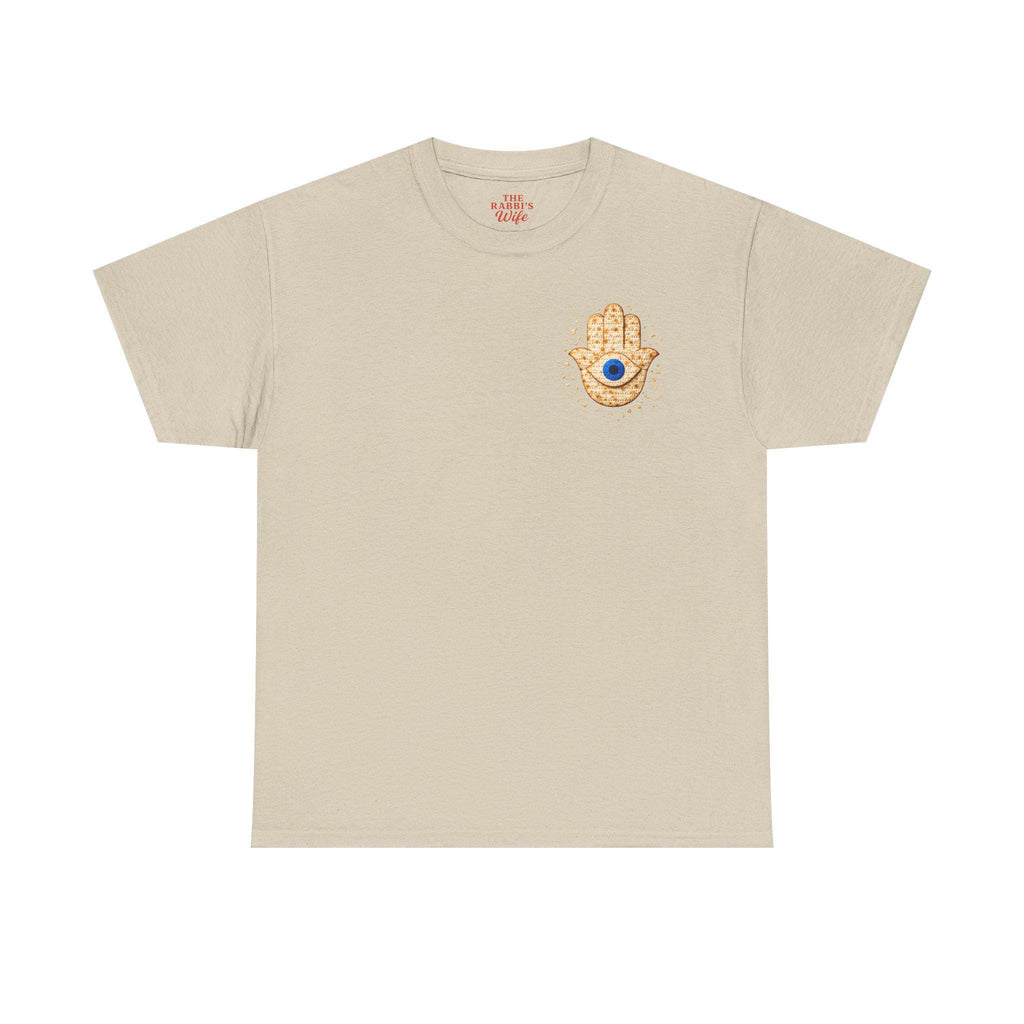Matzah Hamsa Evil Eye Shirt, Modern Passover Jewish Holiday Tee