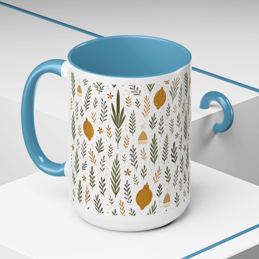 Sukkot Coffee Mug, Jewish Holiday, Festival of Booths