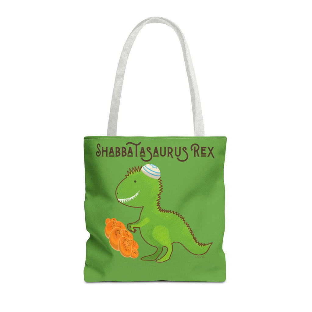 Shabbatasaurus Rex Tote Bag: Funny Jewish Dinosaur Gift