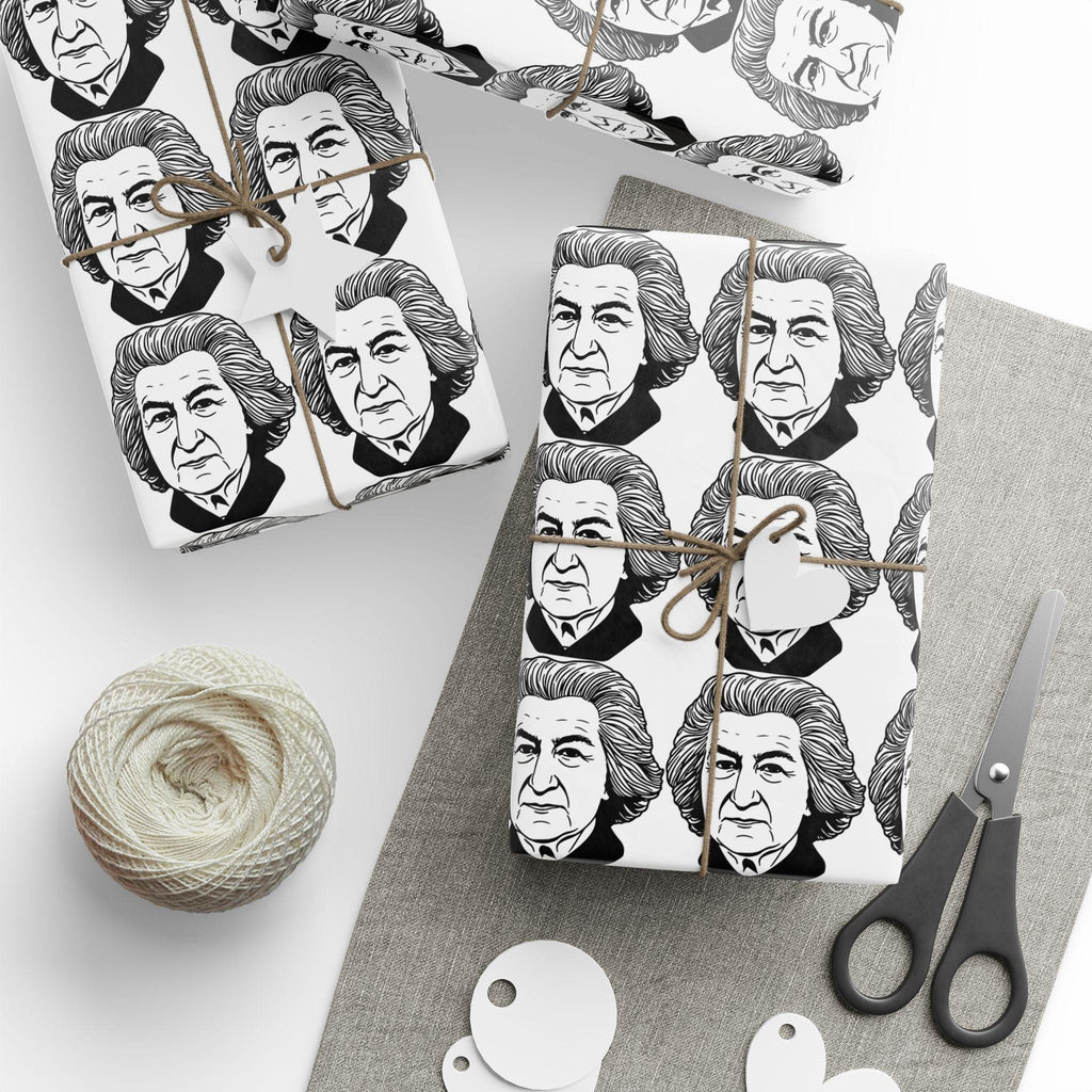 Golda Meir Wrapping Paper | Israeli Prime Minister Gift Wrap