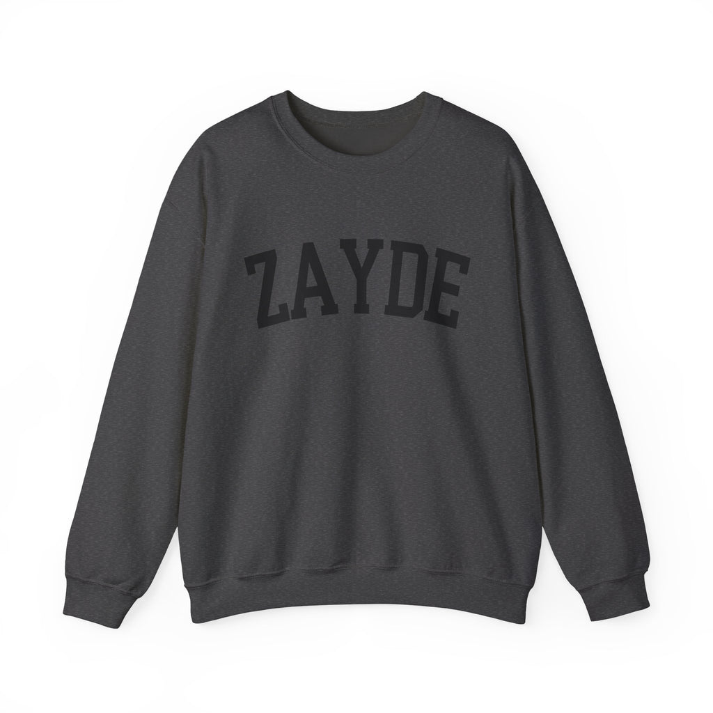 Zayde Sweatshirt Yiddish Grandpa Crewneck, Jewish Grandfather Collegiate Letter Sweater Gift
