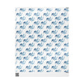 Mazel Tov Jewish Wrapping Paper Roll, White and Blue Gift Wrap for Jewish Wedding Bar Mitzvah Bat Mitzvah, Simcha Present Wrap