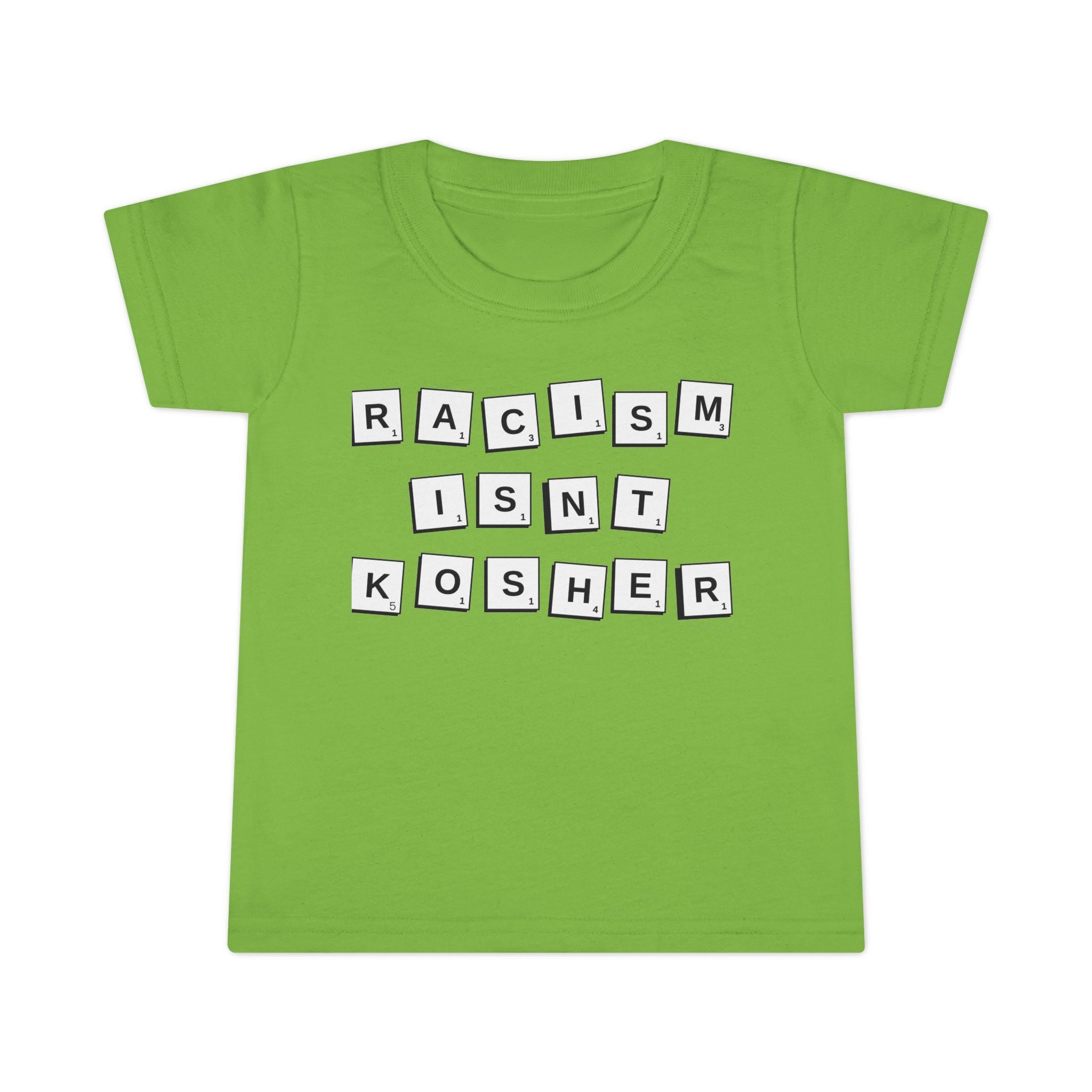 Racism Isn't Kosher Toddler T-Shirt: Social Justice Tee