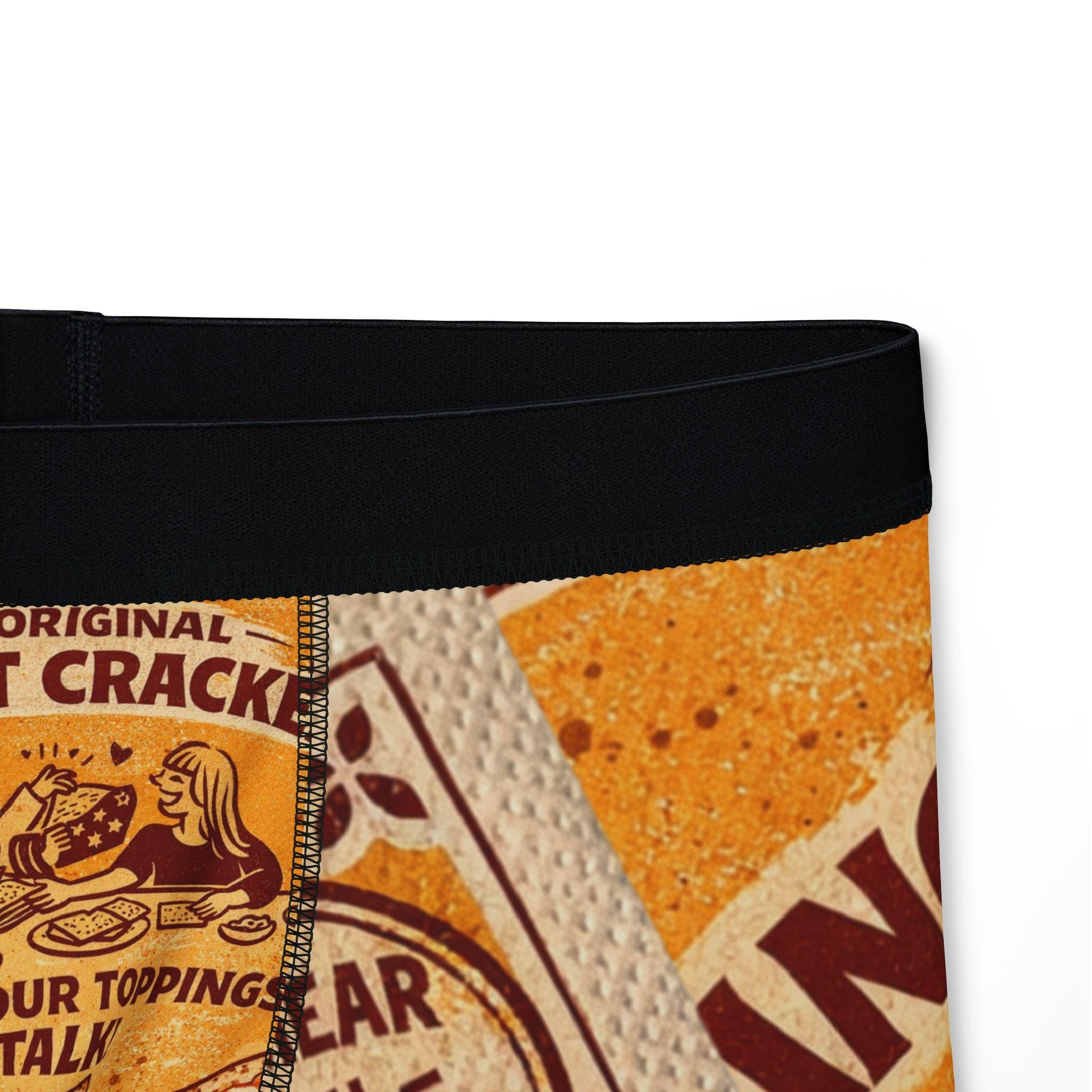 Vintage Matzah Boxer Shorts, Retro Snack Ad Underwear, Funny Jewish Gift