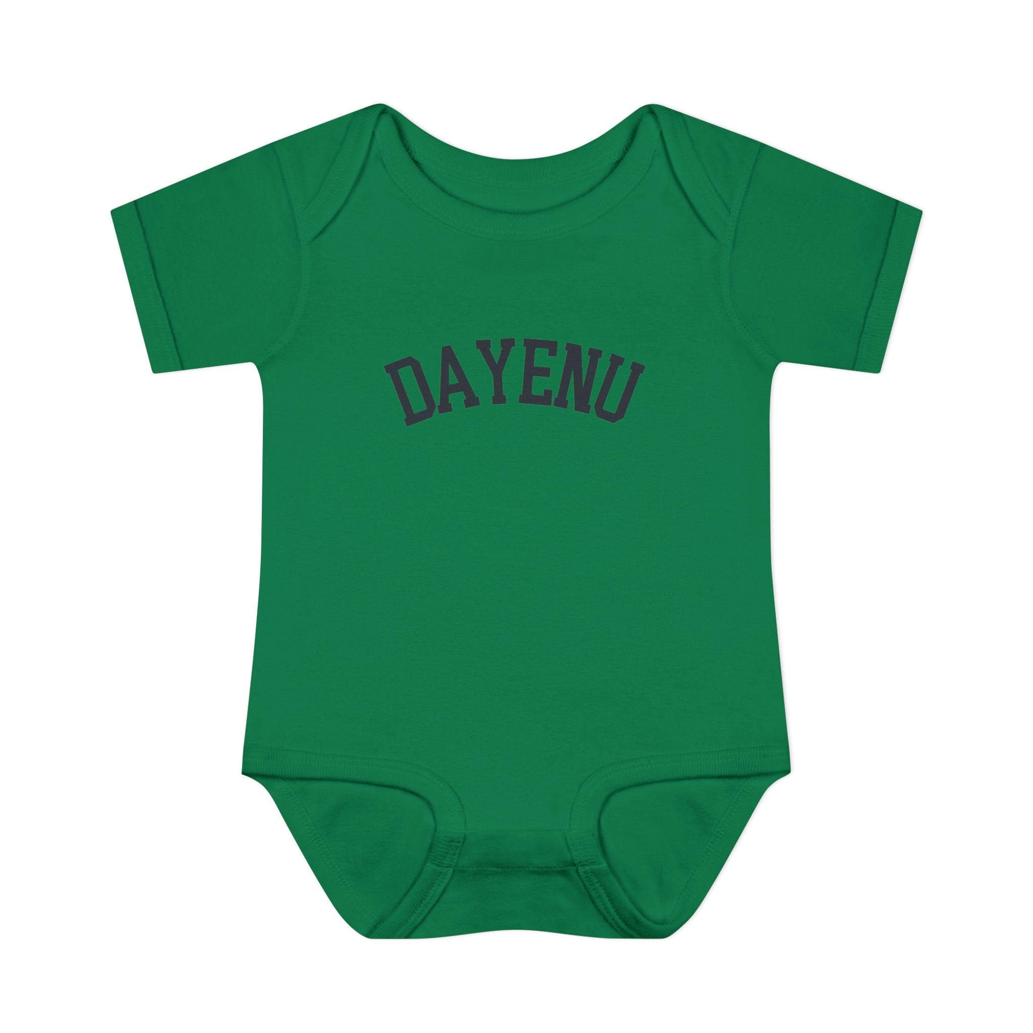 Dayenu Baby Bodysuit, Modern Passover Seder Outfit