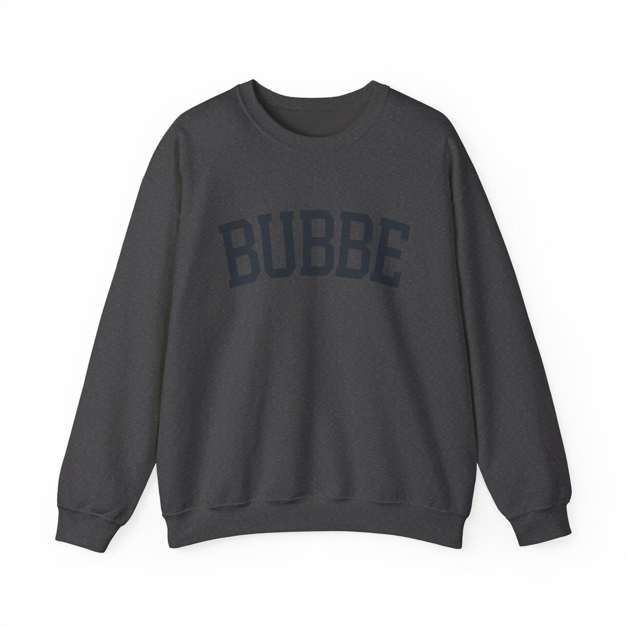 BUBBE Sweatshirt Hebrew Grandma Crewneck, Jewish Grandmother Cozy Pullover, Embroidered Family Gift