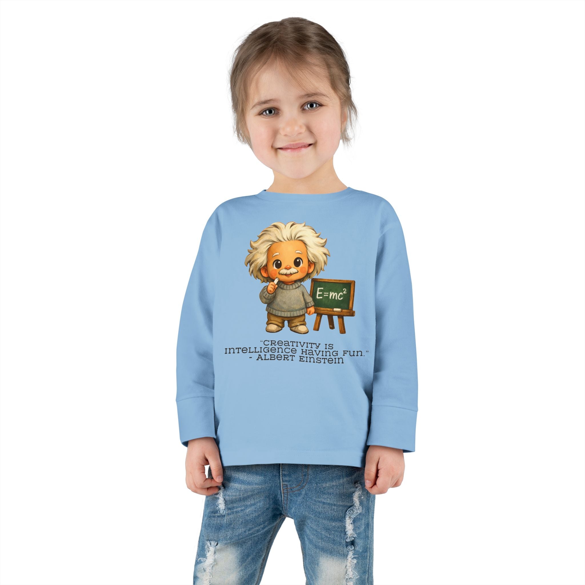 Albert Einstein Kids Shirt, Jewish Scientist Kids Tee, Creativity Quote Shirt for Children, Jewish History Shirt, STEM Kids Gift