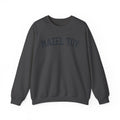 Mazel Tov Sweatshirt Jewish Celebration Crewneck, Embroidered Typography Judaica Gift