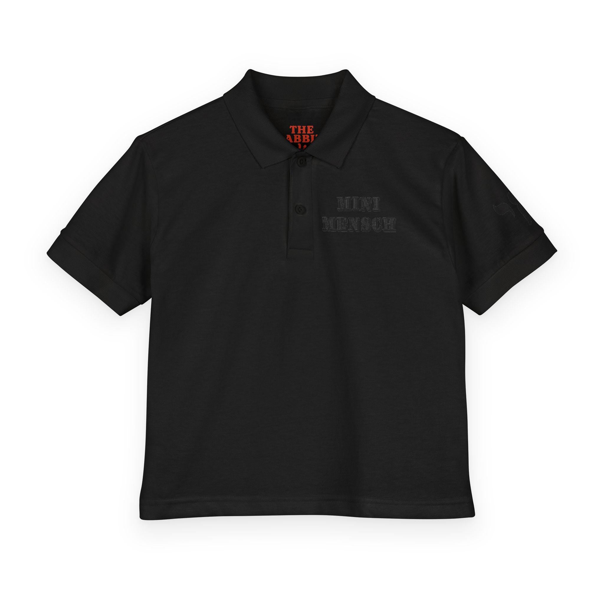 Mini Mensch Youth Polo Shirt, Jewish Pride, Bar Mitzvah Outfit