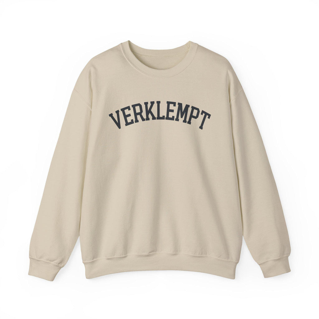Verklempt Sweatshirt | Yiddish Slang Crewneck, Cozy Graphic Pullover