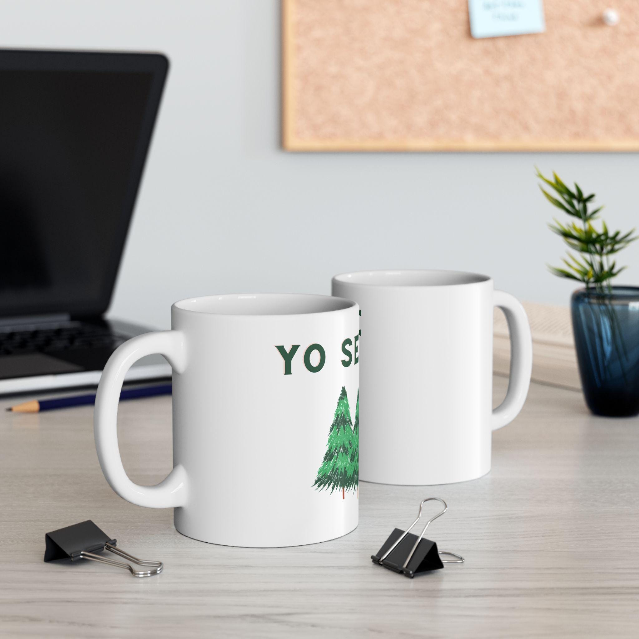 Yo Semite Coffee Mug, Jewish Hiker Gift, Yosemite Pun