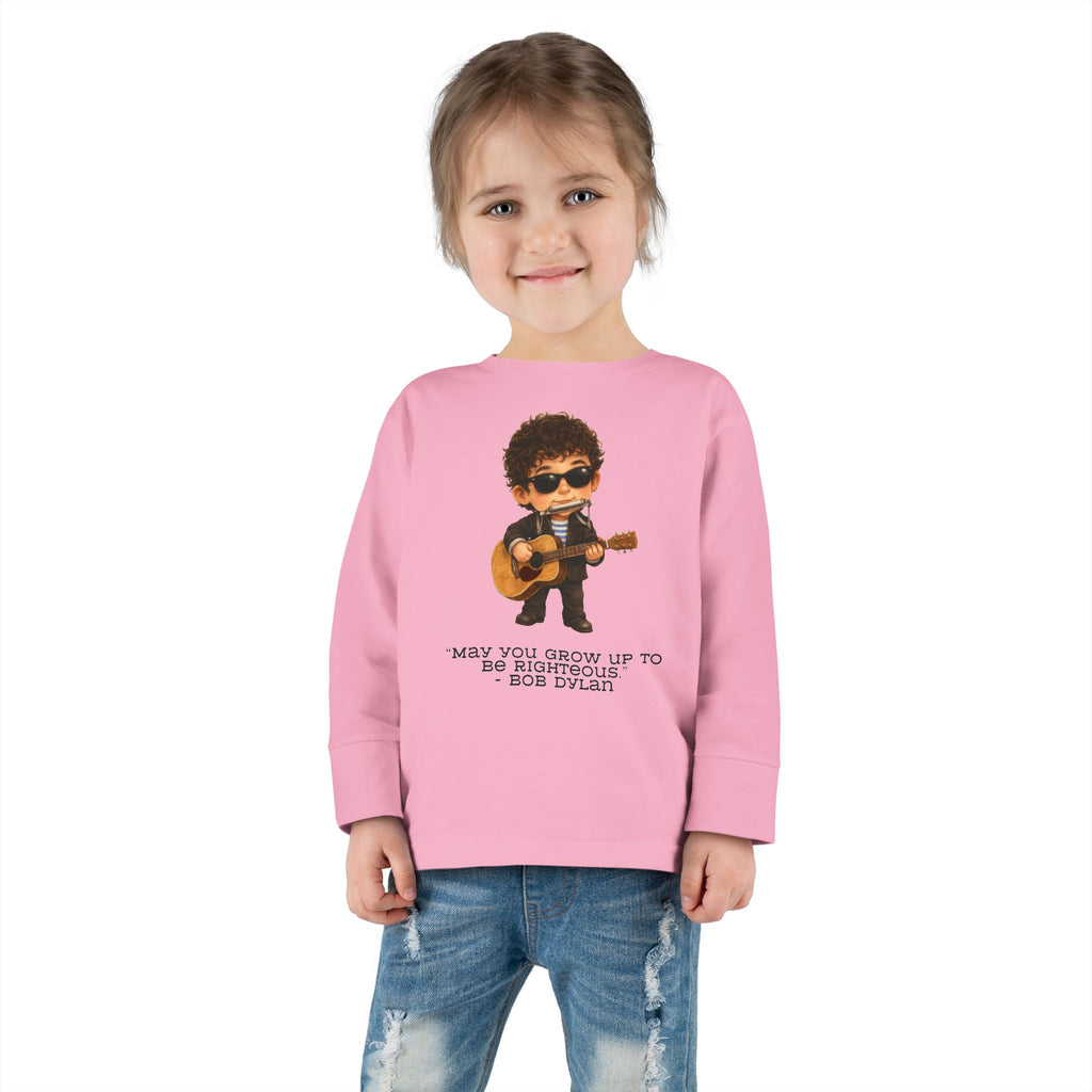 Bob Dylan Kids Shirt, May You Grow Up to Be Righteous Quote Tee, Jewish Music Legend Kids Shirt, Jewish History Shirt