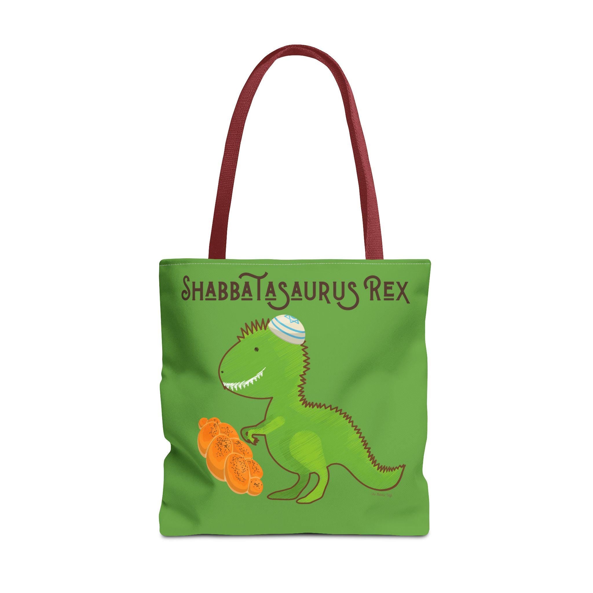 Shabbatasaurus Rex Tote Bag: Funny Jewish Dinosaur Gift
