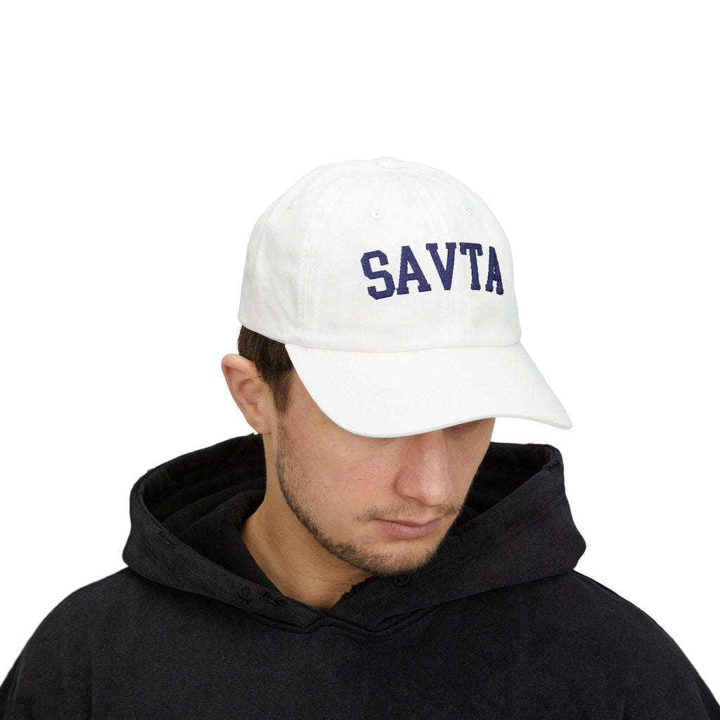 Savta Embroidered Dad Hat - Jewish Grandma Gift