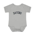 Dayenu Baby Bodysuit, Passover Infant Outfit, Pesach Baby Gift, Arched Hebrew Wordmark Onesie, Jewish Newborn Seder Outfit