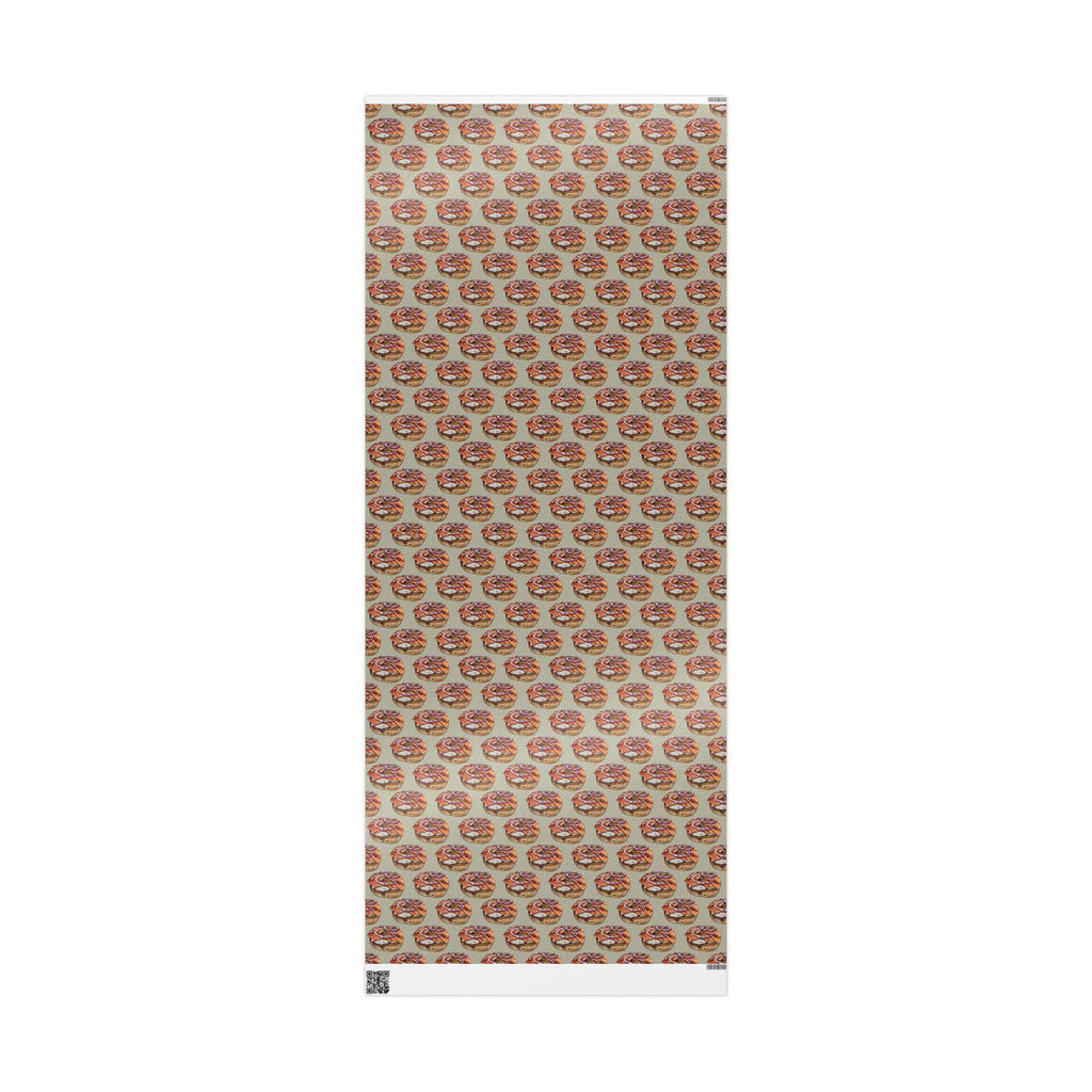 Bagels and Lox Wrapping Paper, Jewish Brunch Gift Wrap