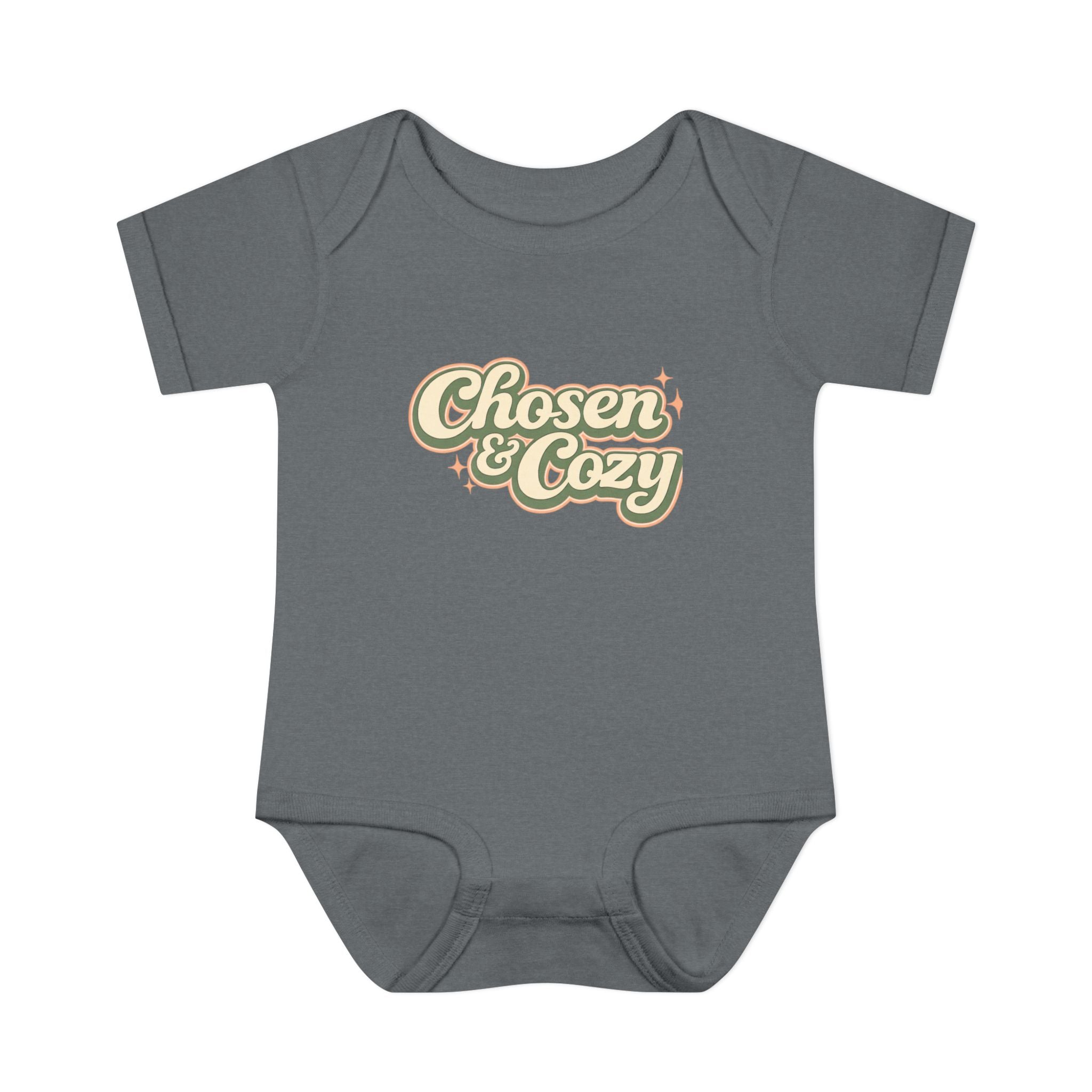 Chosen & Cozy Passover Pasach Infant Bodysuit | Retro Script Baby Onesie