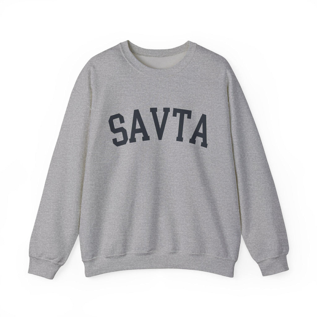 Savta Sweatshirt Hebrew Grandma Crewneck, Jewish Mom Cozy Pullover, Embroidered Bubbe Gift