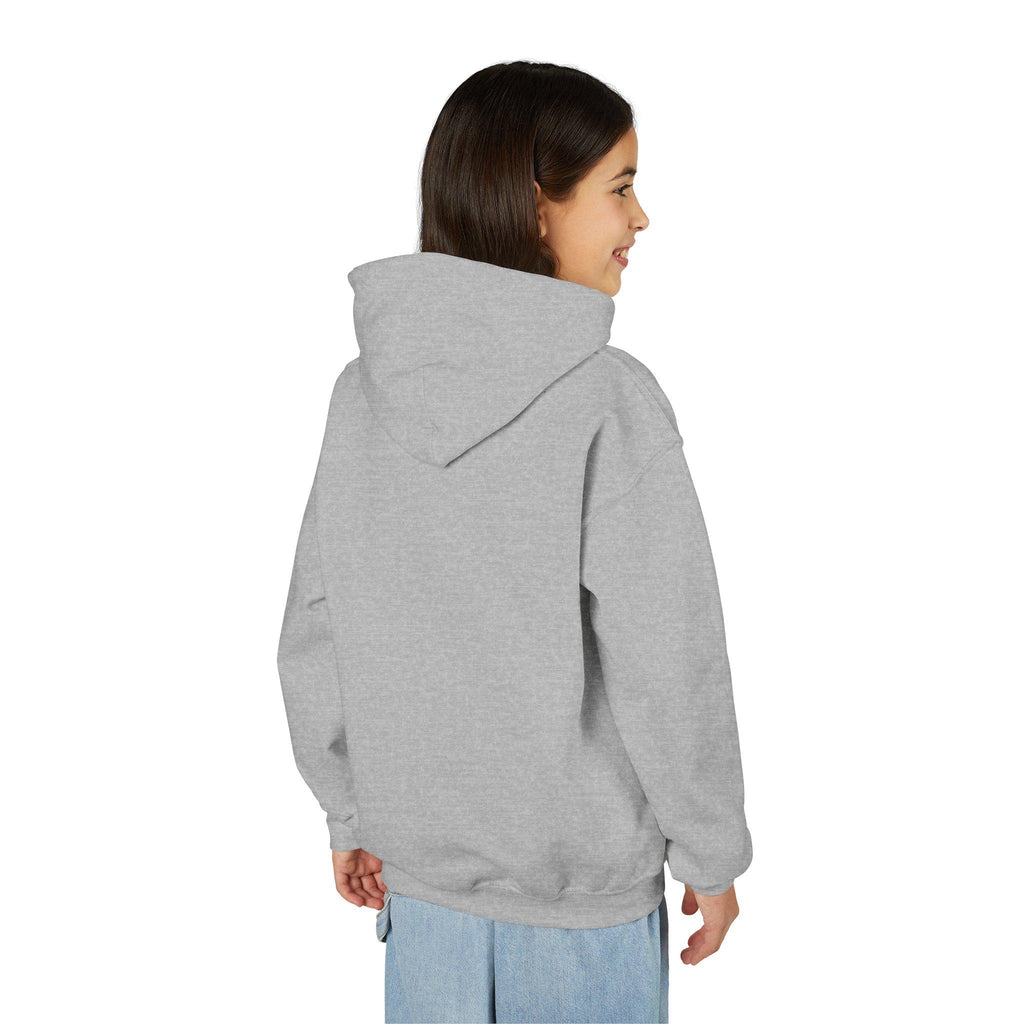 Meowel Tov Youth Hoodie Funny Jewish Cat Sweatshirt, Mazel Tov Hanukkah Gift for Kids