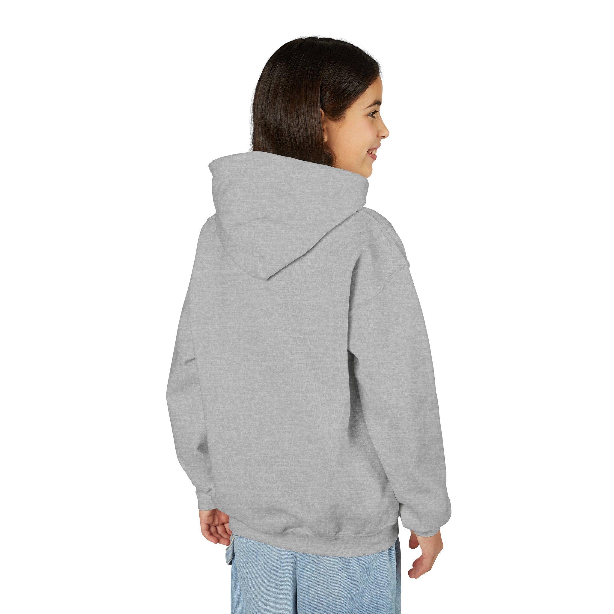 Meowel Tov Youth Hoodie Funny Jewish Cat Sweatshirt, Mazel Tov Hanukkah Gift for Kids