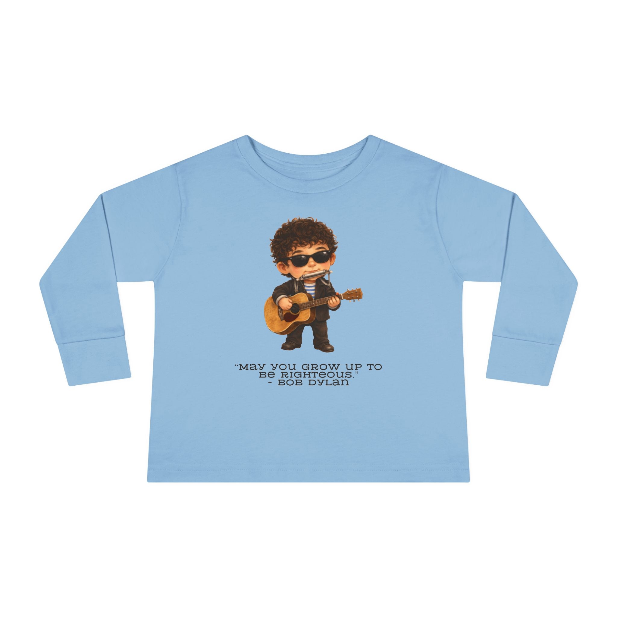 Bob Dylan Kids Shirt, May You Grow Up to Be Righteous Quote Tee, Jewish Music Legend Kids Shirt, Jewish History Shirt
