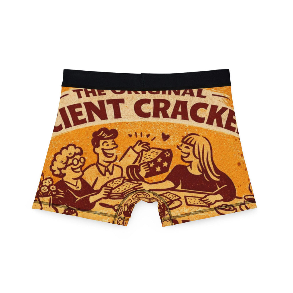 Vintage Matzah Boxer Shorts, Retro Snack Ad Underwear, Funny Jewish Gift