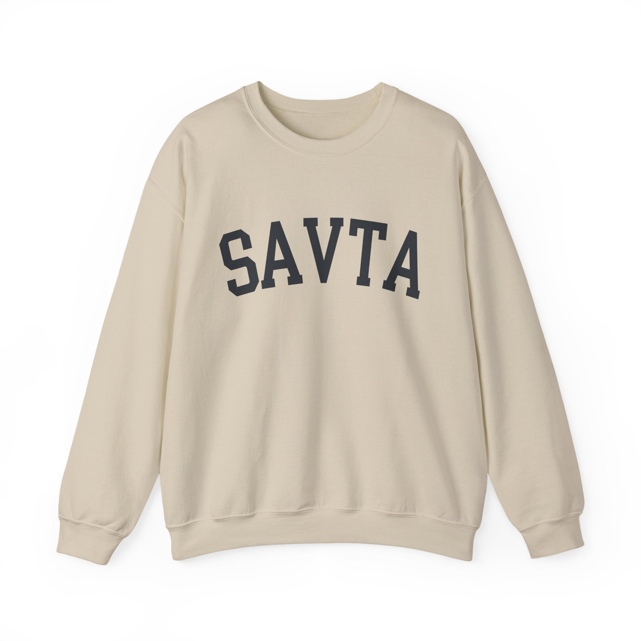 Savta Sweatshirt Hebrew Grandma Crewneck, Jewish Mom Cozy Pullover, Embroidered Bubbe Gift