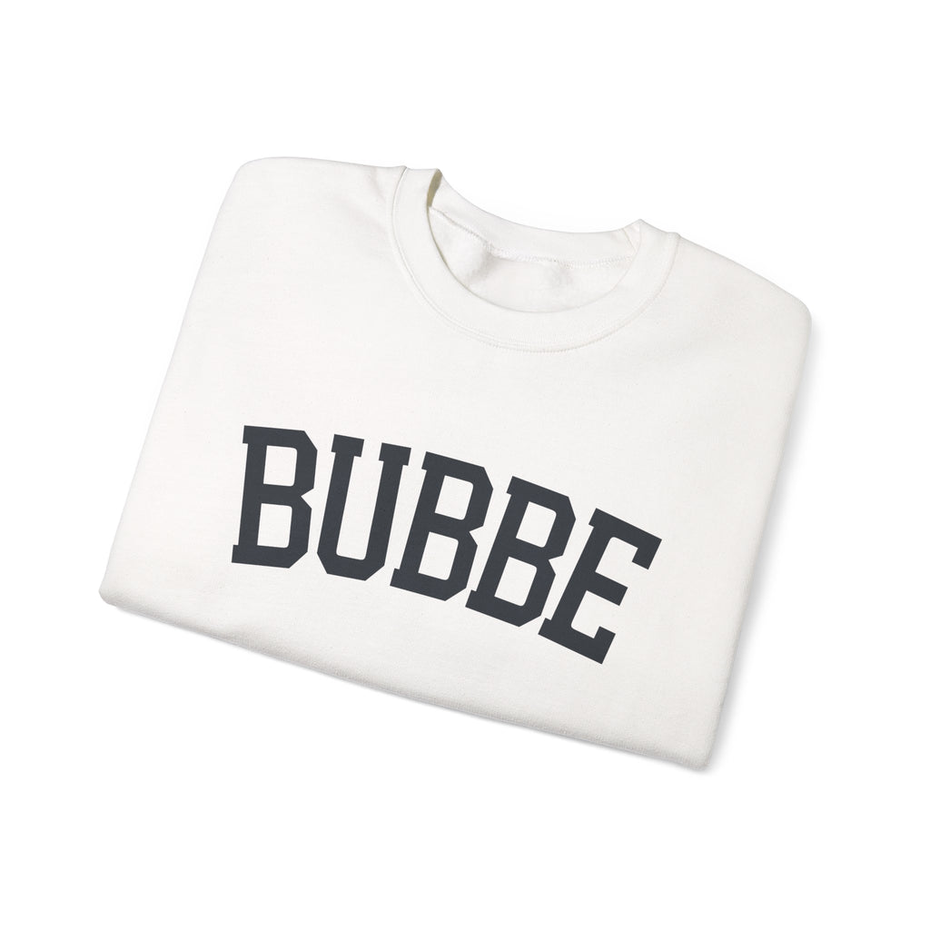 BUBBE Sweatshirt Hebrew Grandma Crewneck, Jewish Grandmother Cozy Pullover, Embroidered Family Gift