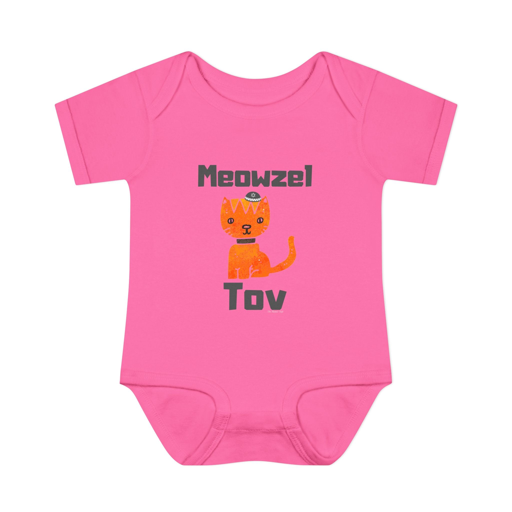 meowzel tov Cat mazel tov Infant Jersey One Piece Perfect for Baby Showers, Bris, Hanukkah, jewish gifts,