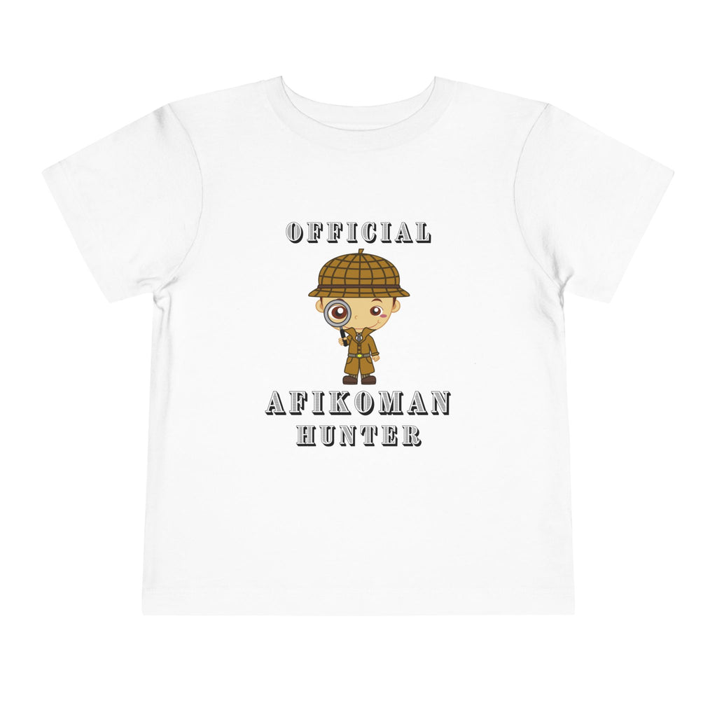 Afikomen Hunter Toddler T Shirt, Passover Kids Shirt Bella Canvas 3001T, Pesach Seder Outfit, Jewish Holiday Kids Gift