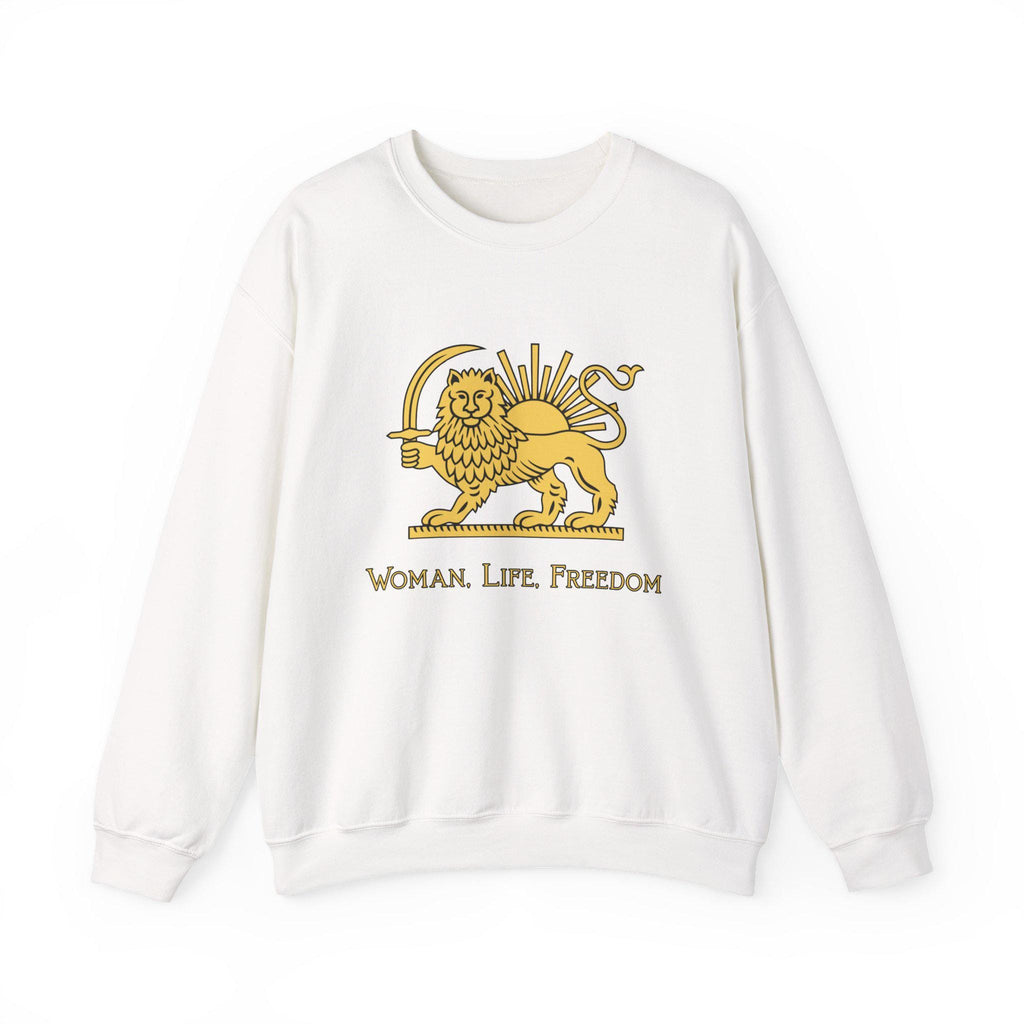 Woman Life Freedom Lion of Persia Sweatshirt, Iran Crest Crewneck, Feminist Protest Sweatshirt Gift