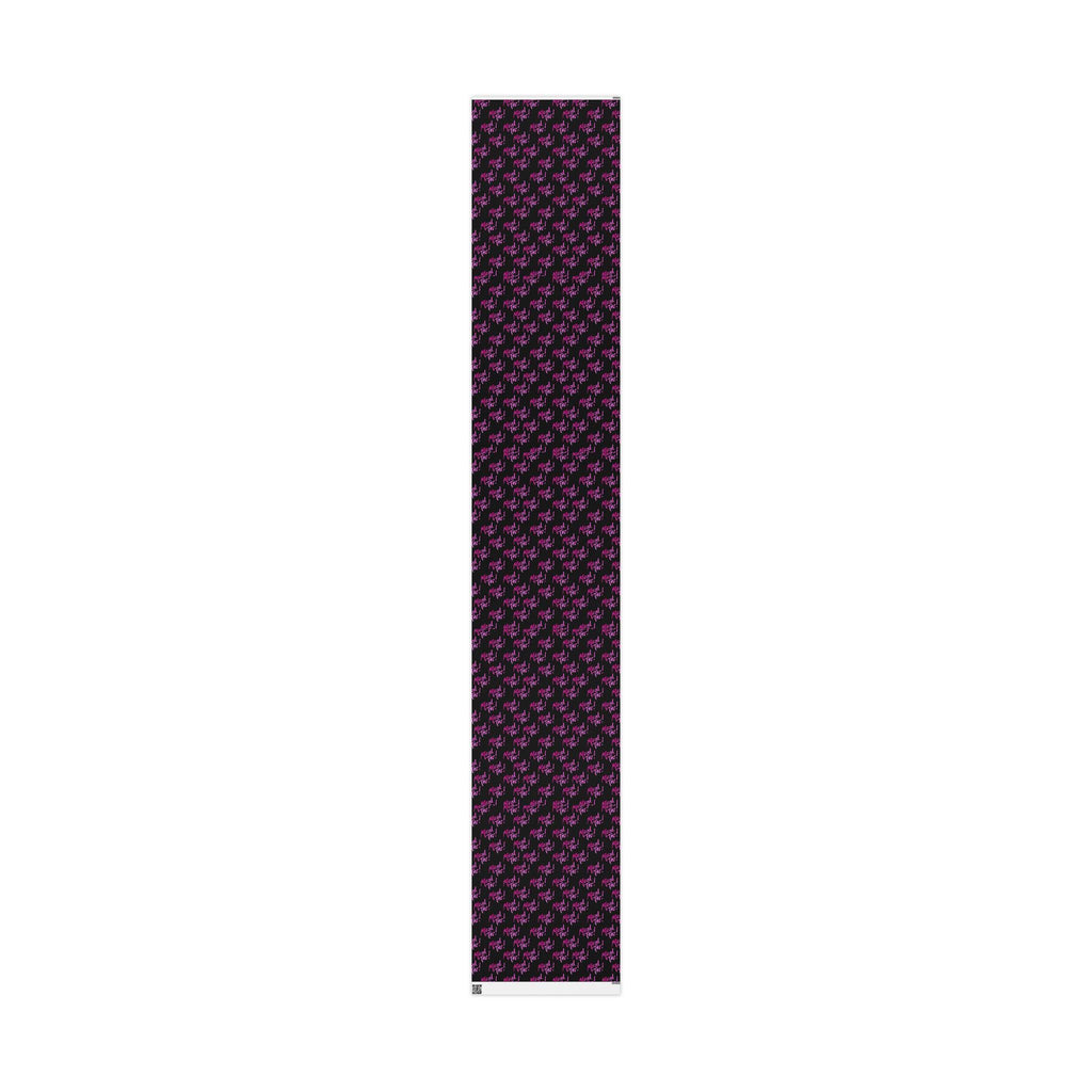 Modern Mazel Tov Wrapping Paper, Black Pink Simcha Gift Wrap