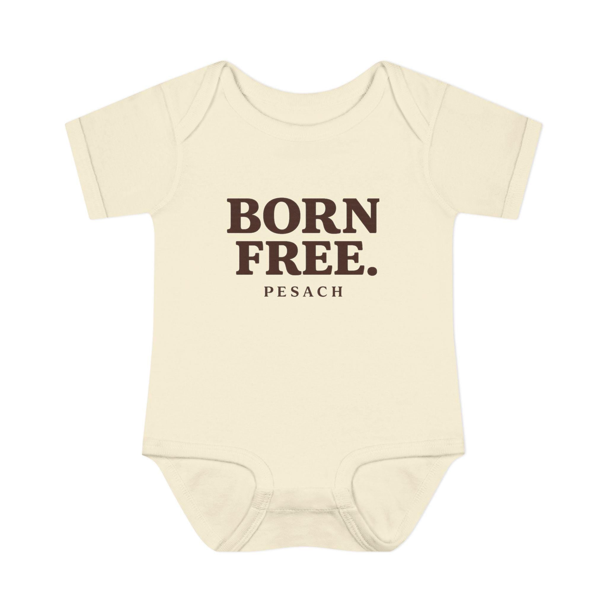 Born Free Pesach Bodysuit | Infant Onesie, Passover Baby Tee