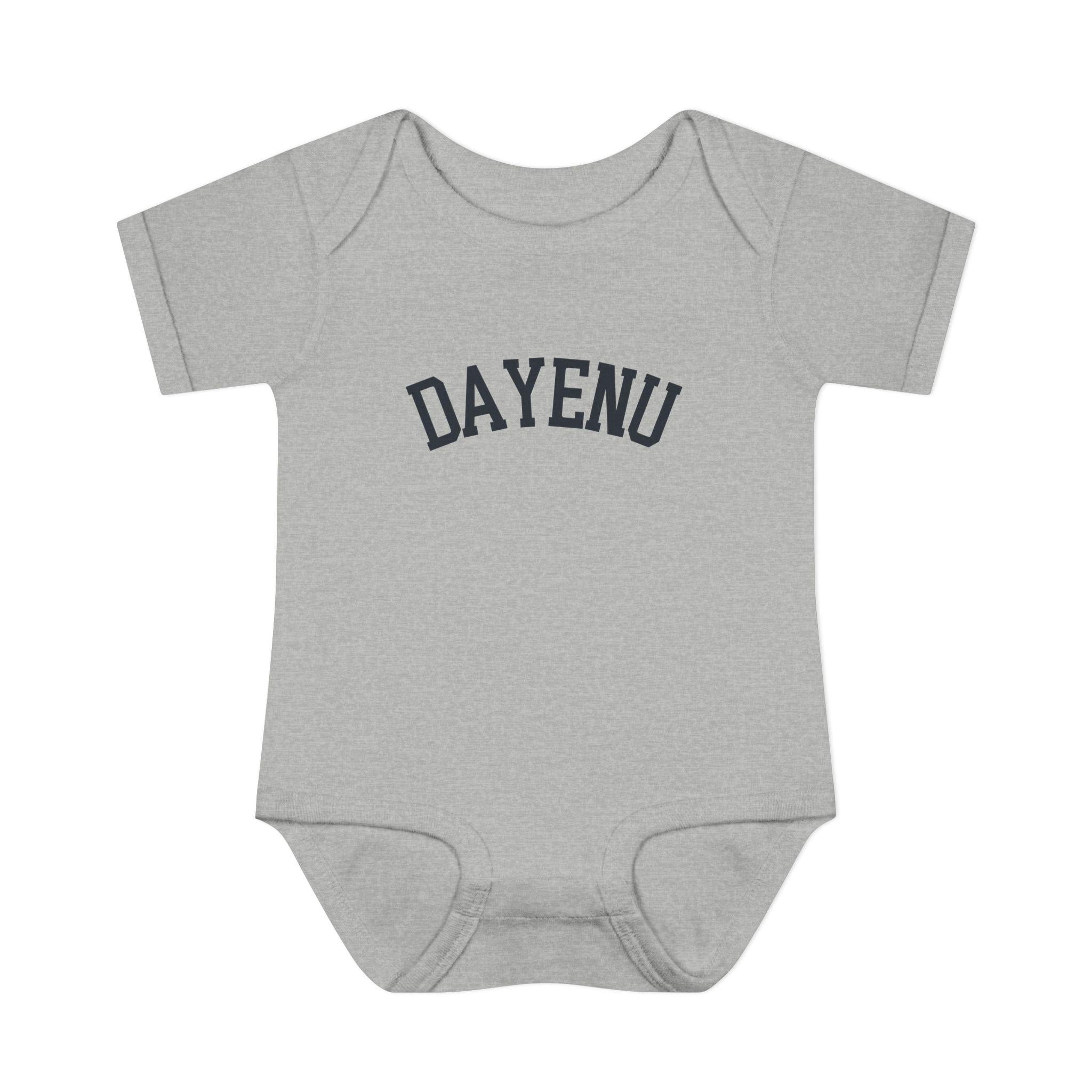 Dayenu Baby Bodysuit, Modern Passover Seder Outfit