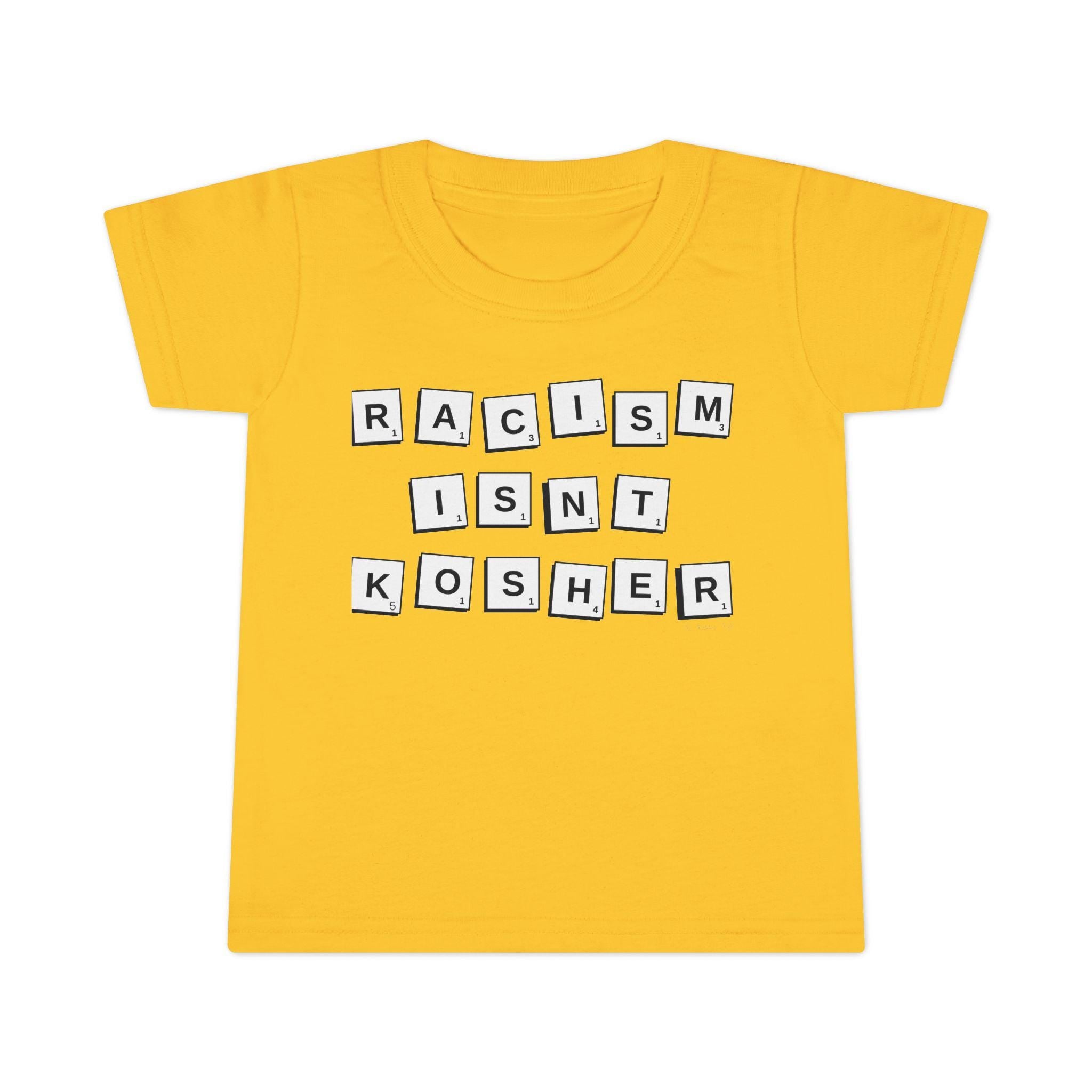 Racism Isn't Kosher Toddler T-Shirt: Social Justice Tee