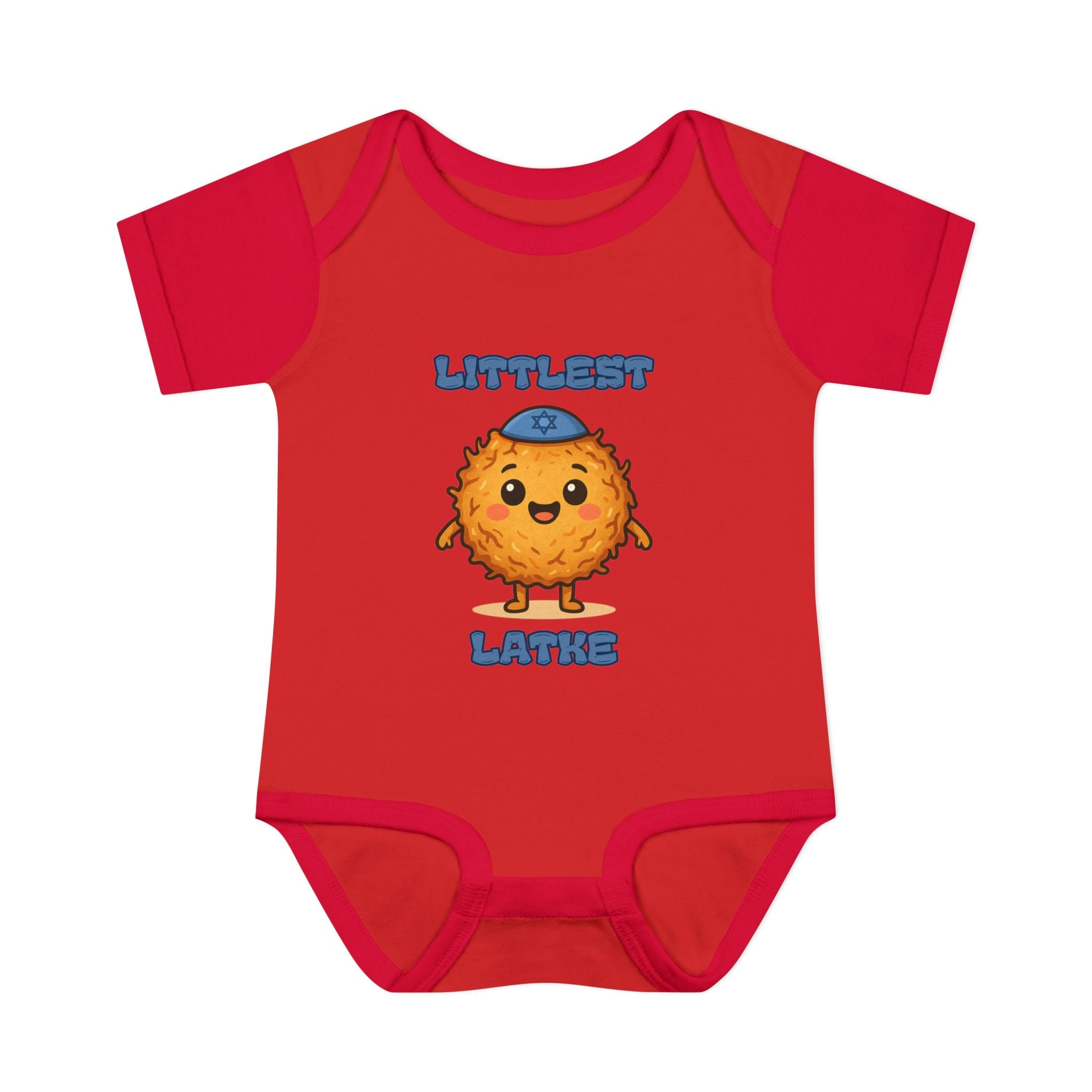 Hanukkah Latke Baby Bodysuit, Funny Hanukkah Infant Onesie, Jewish Baby Gift for Festival of Lights, Cute Holiday Outfit