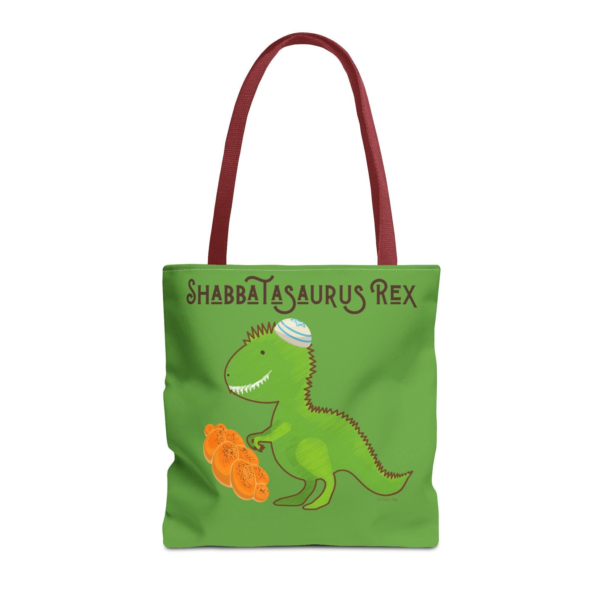 Shabbatasaurus Rex Tote Bag: Funny Jewish Dinosaur Gift