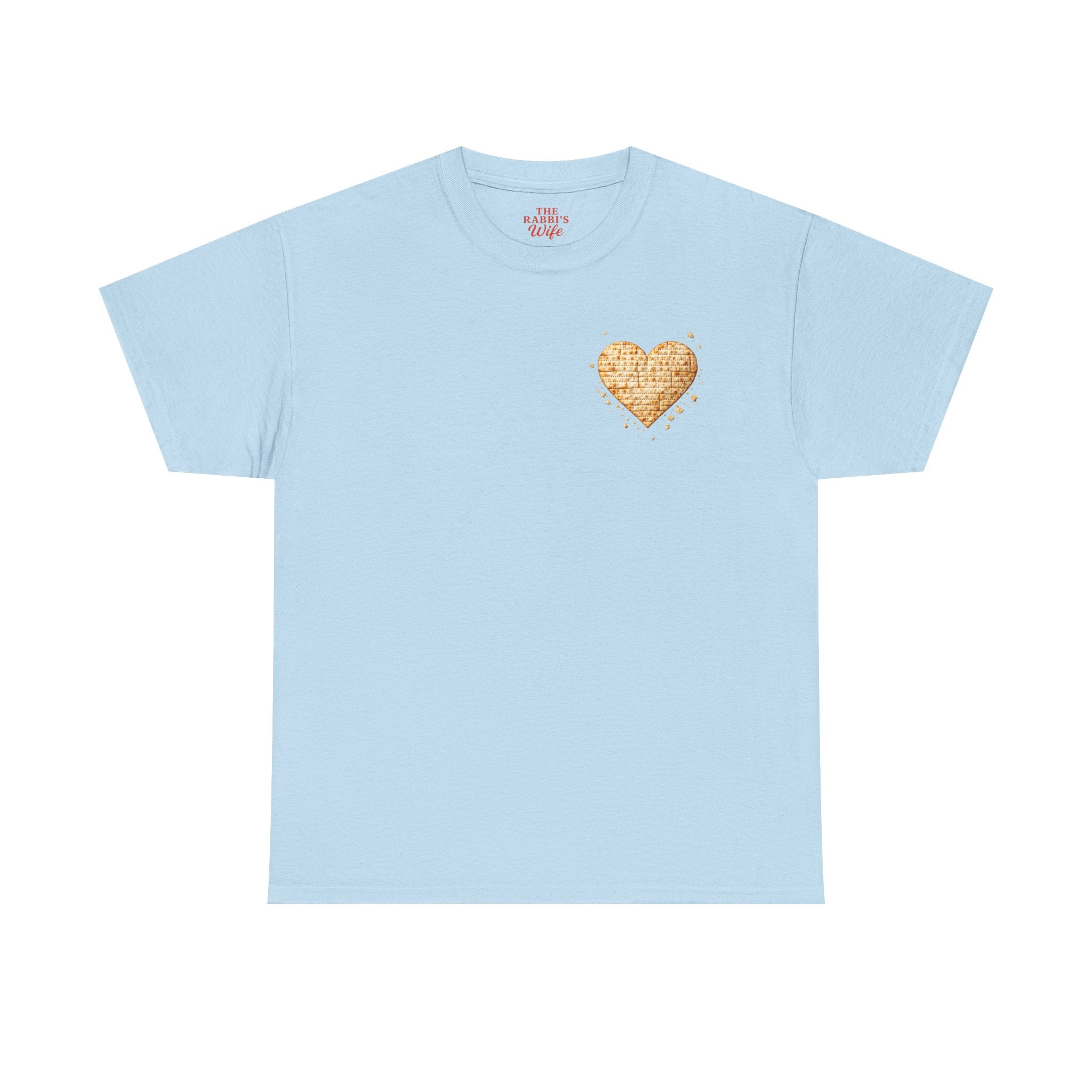 Matzah Heart T Shirt Passover Shirt for Women, Jewish Holiday Tee, Matzah Texture Love Shirt, Jewish Mom Gift