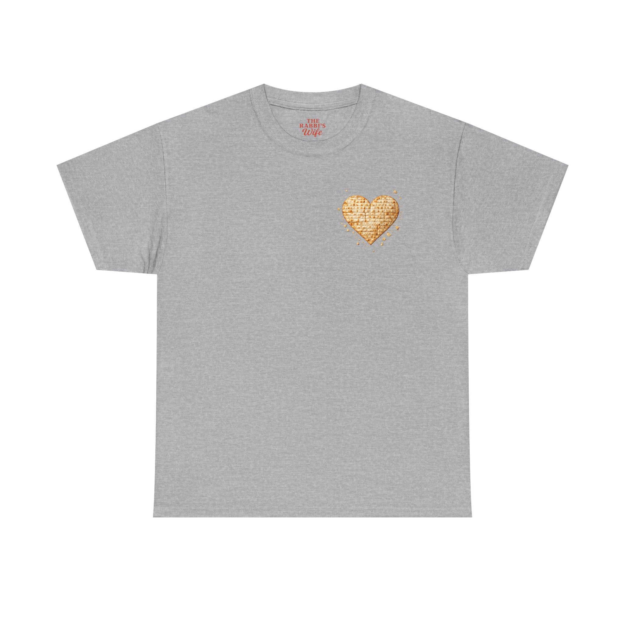 Matzah Heart T Shirt Passover Shirt for Women, Jewish Holiday Tee, Matzah Texture Love Shirt, Jewish Mom Gift