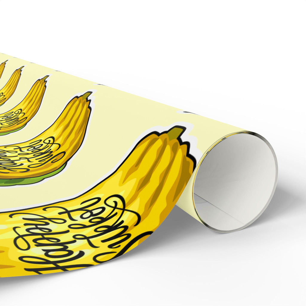 Etrog and Lulav Sukkot Wrapping Paper, Jewish Holiday Wrap