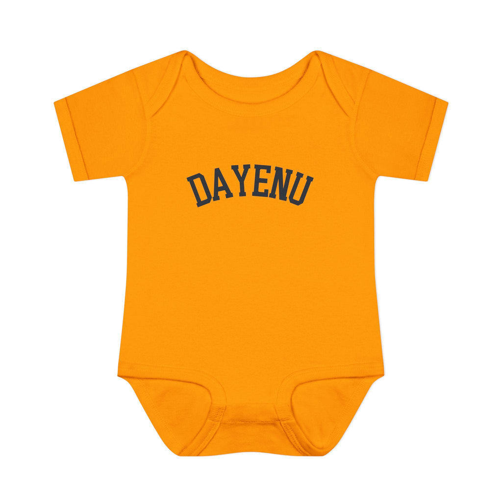 Dayenu Baby Bodysuit, Modern Passover Seder Outfit