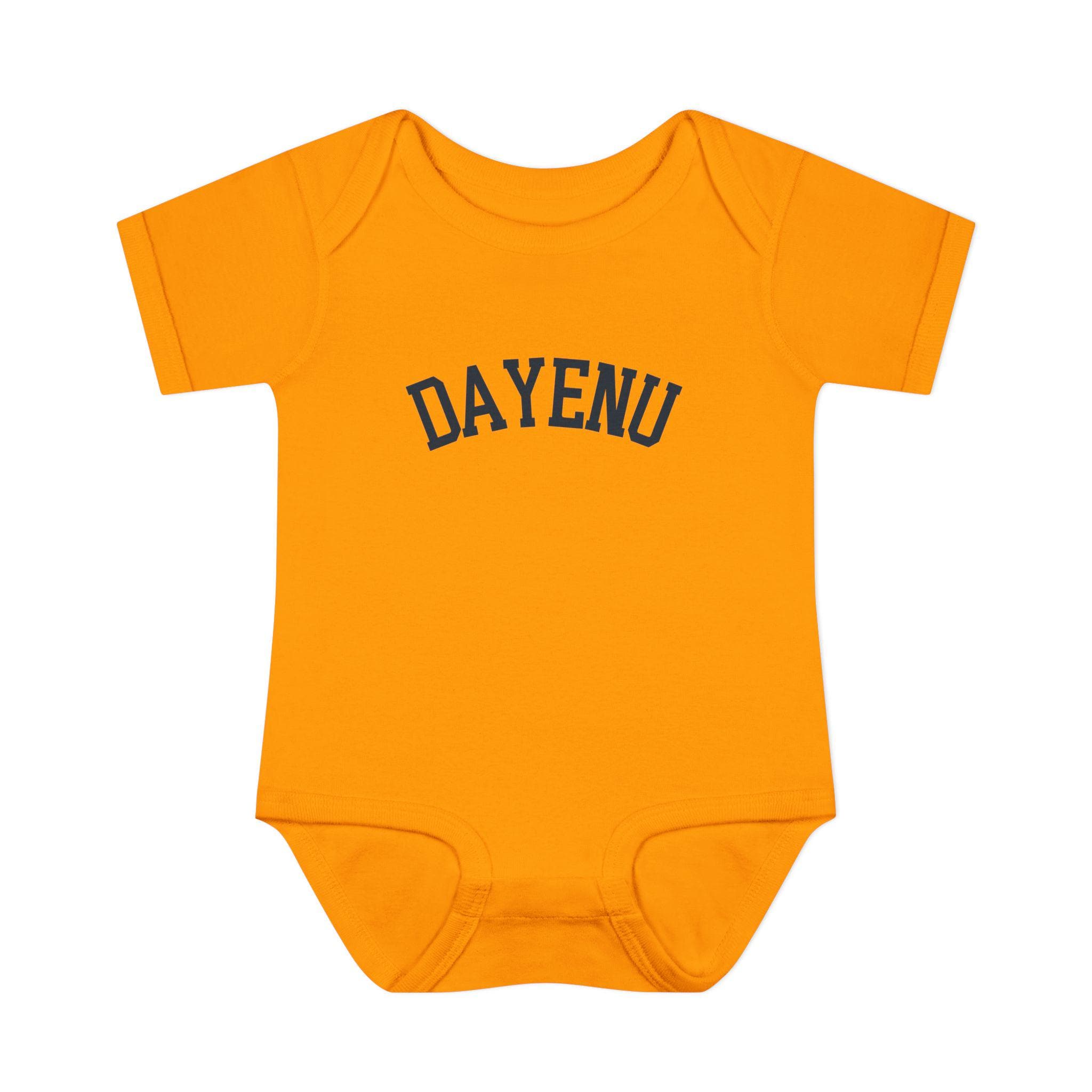 Dayenu Baby Bodysuit, Modern Passover Seder Outfit